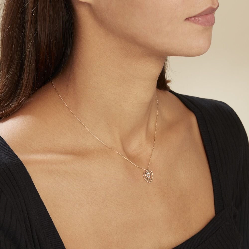 Collier Or Jaune Serrena Diamants - Colliers avec pierres Femme | Marc Orian