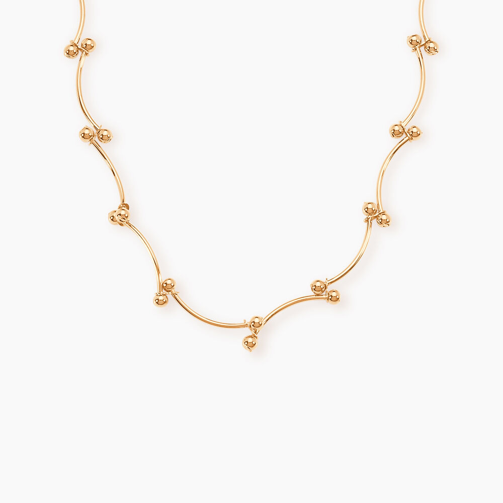Collier Assma Plaqu&eacute; Or Jaune - Colliers ete Femme | Marc Orian