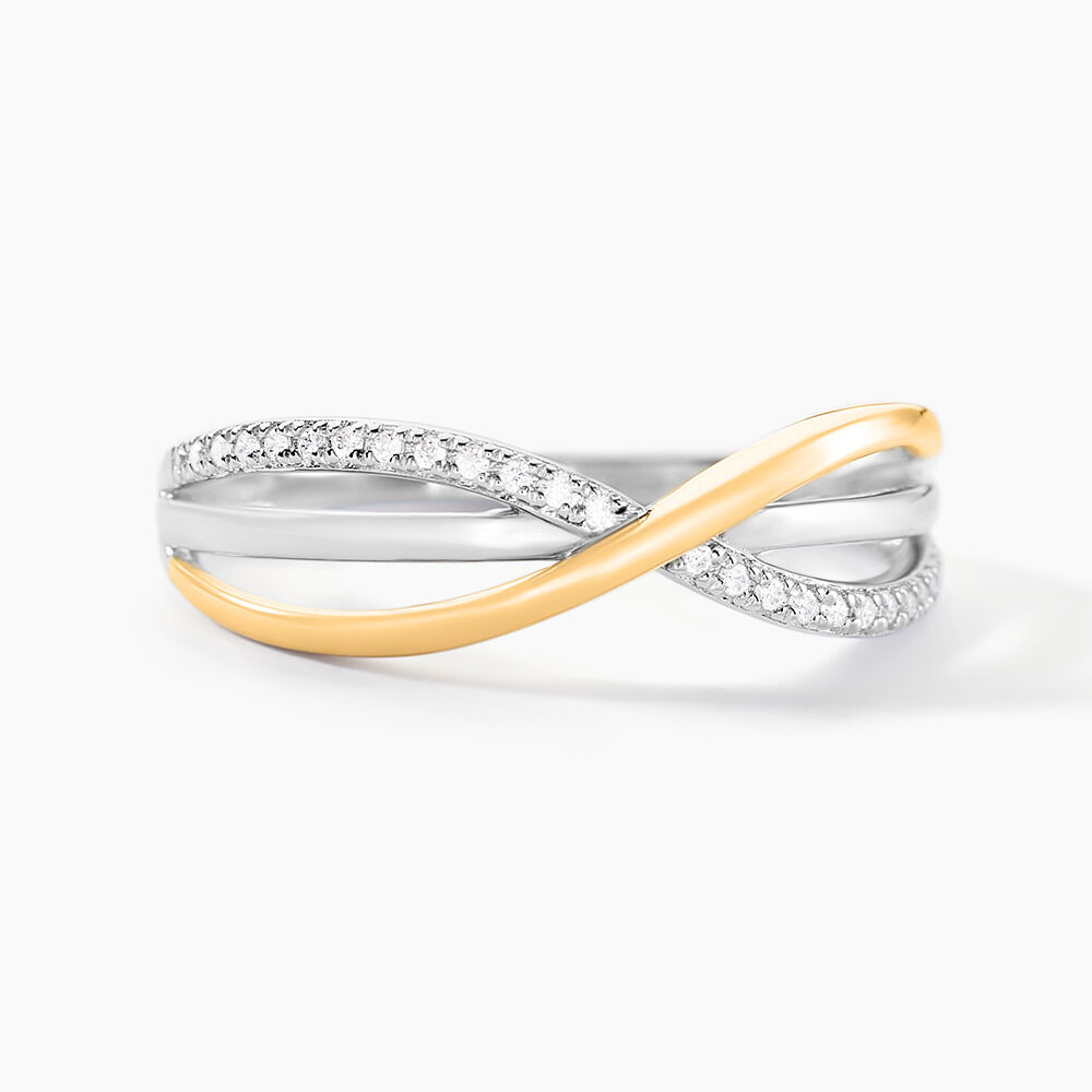 Bague Yvanne Or Jaune Argent Blanc Oxyde De Zirconium - Bagues avec pierre Femme | Marc Orian