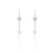 Boucles D'oreilles Pendantes Shaneze Argent Blanc - Pendantes Femme | Marc Orian