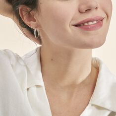 Créoles Maelia Or Bicolore - Boucles d'oreilles Créoles Femme | Marc Orian