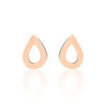 Boucles D'oreilles Puces Anh Argent Rose - Puces Femme | Marc Orian