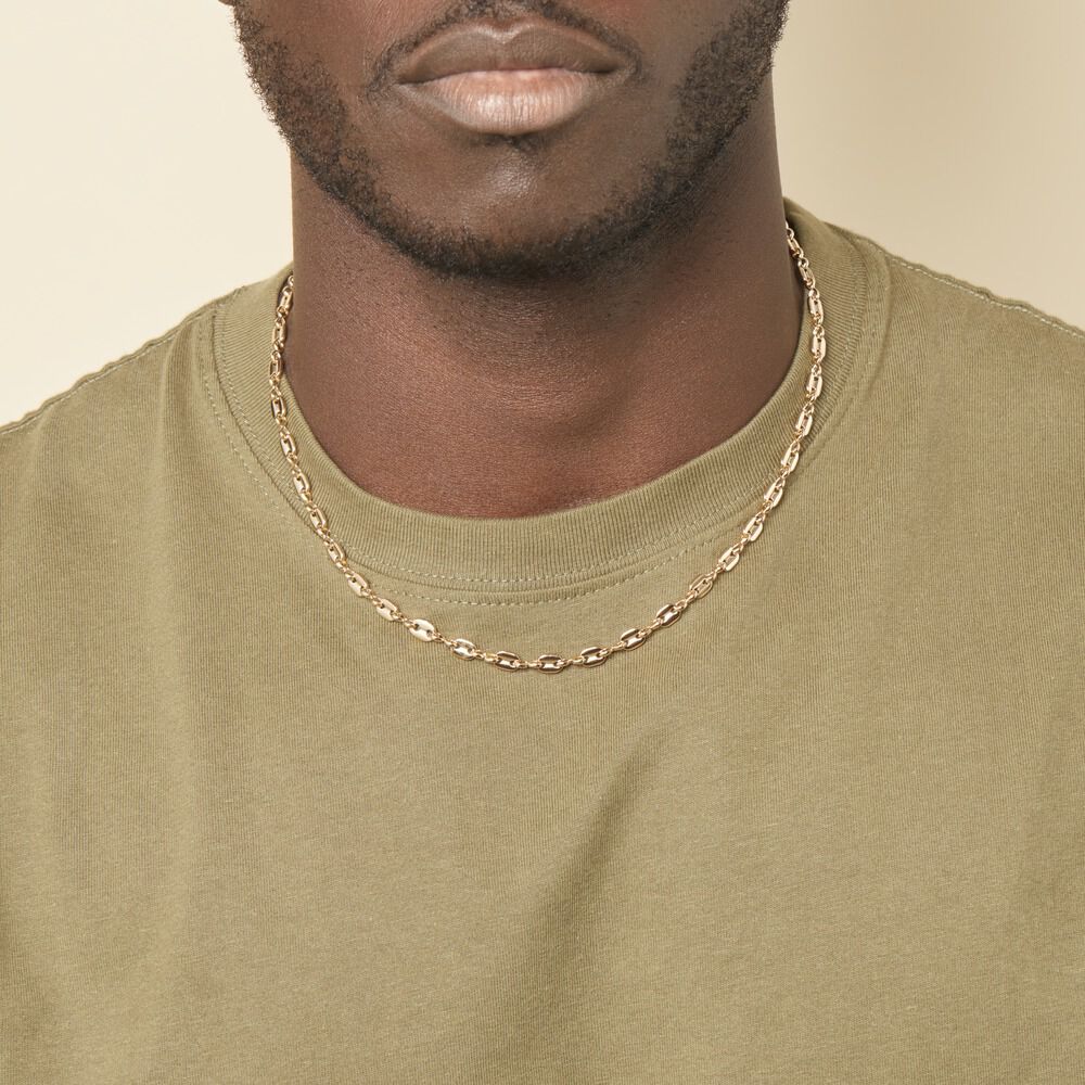 Collier William Plaqué Or Jaune - Chaines Homme | Marc Orian