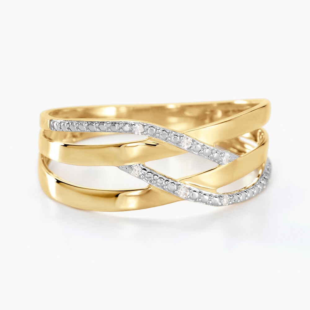 Bague Joassine Or Jaune Diamant - Parures de mariage Femme | Marc Orian