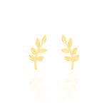 Boucles D'oreilles Puces Carla-rose Or Jaune - Puces Femme | Marc Orian