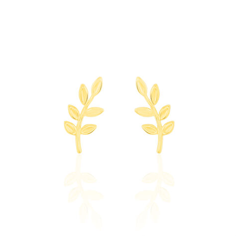 Boucles D'oreilles Puces Carla-rose Or Jaune - Puces Femme | Marc Orian