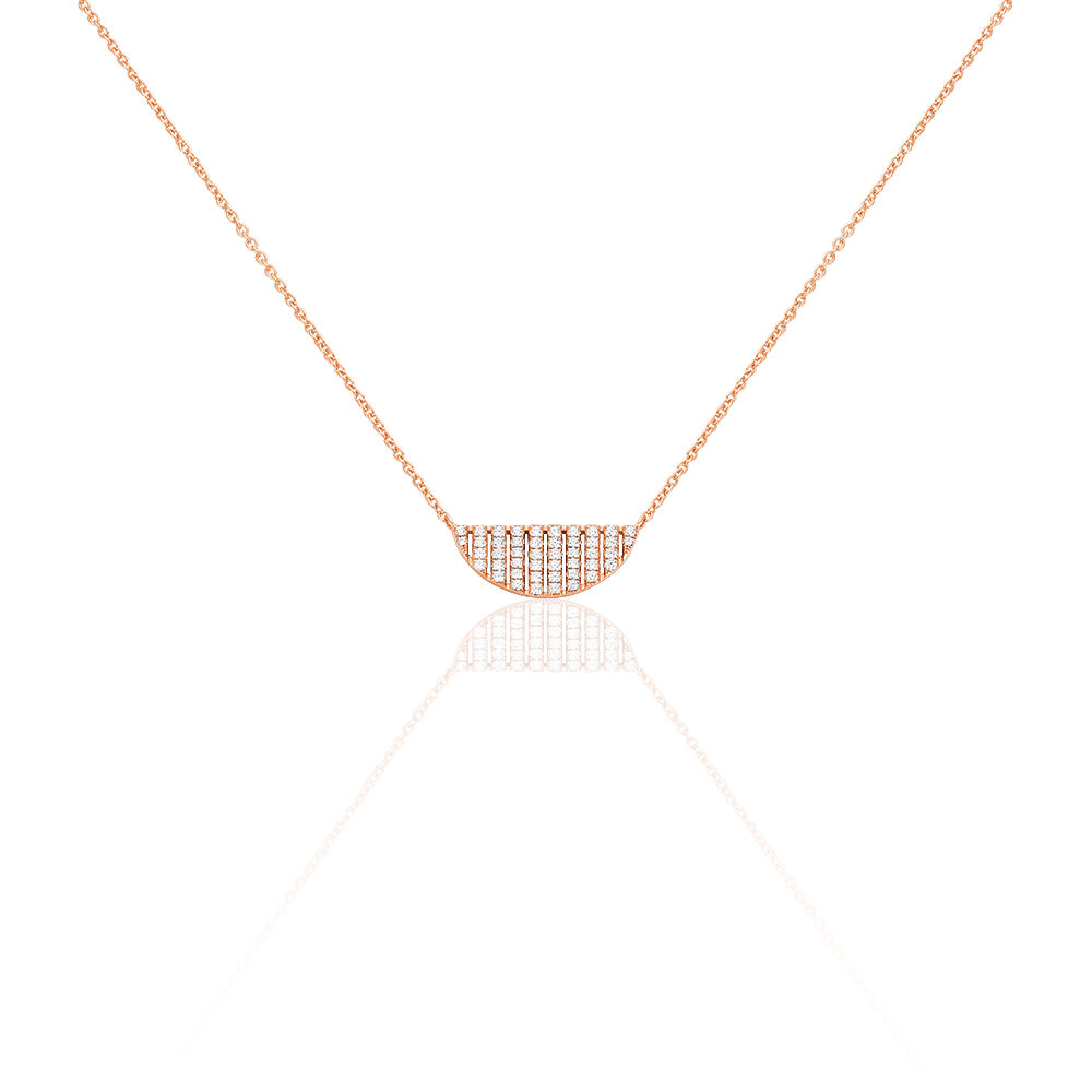 Collier Katia Argent Blanc Oxyde De Zirconium - Colliers avec pierres Femme | Marc Orian