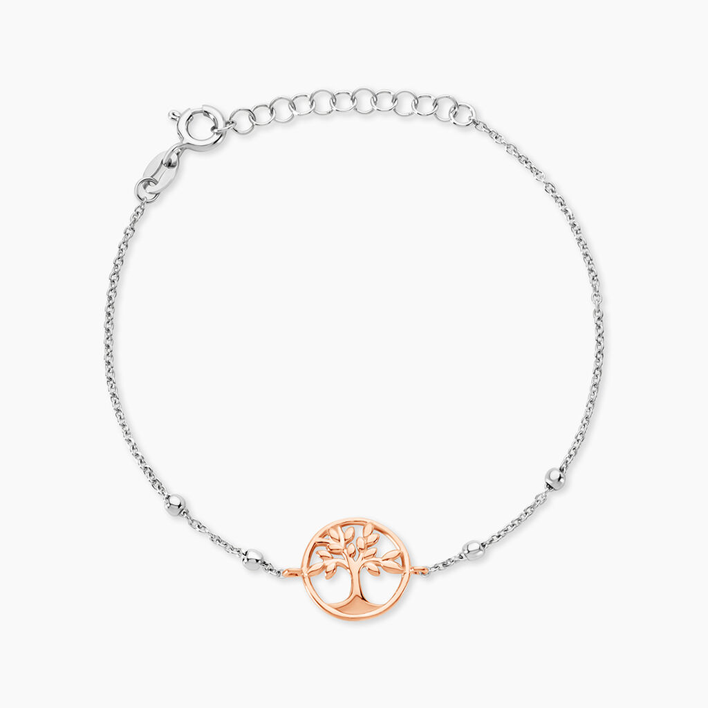 Bracelet Argent Bicolore Teodors - Bracelets fantaisie Femme | Marc Orian