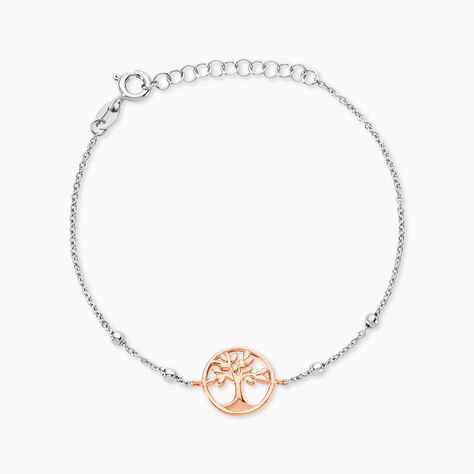 Bracelet Argent Bicolore Teodors - Bracelets fantaisie Femme | Marc Orian