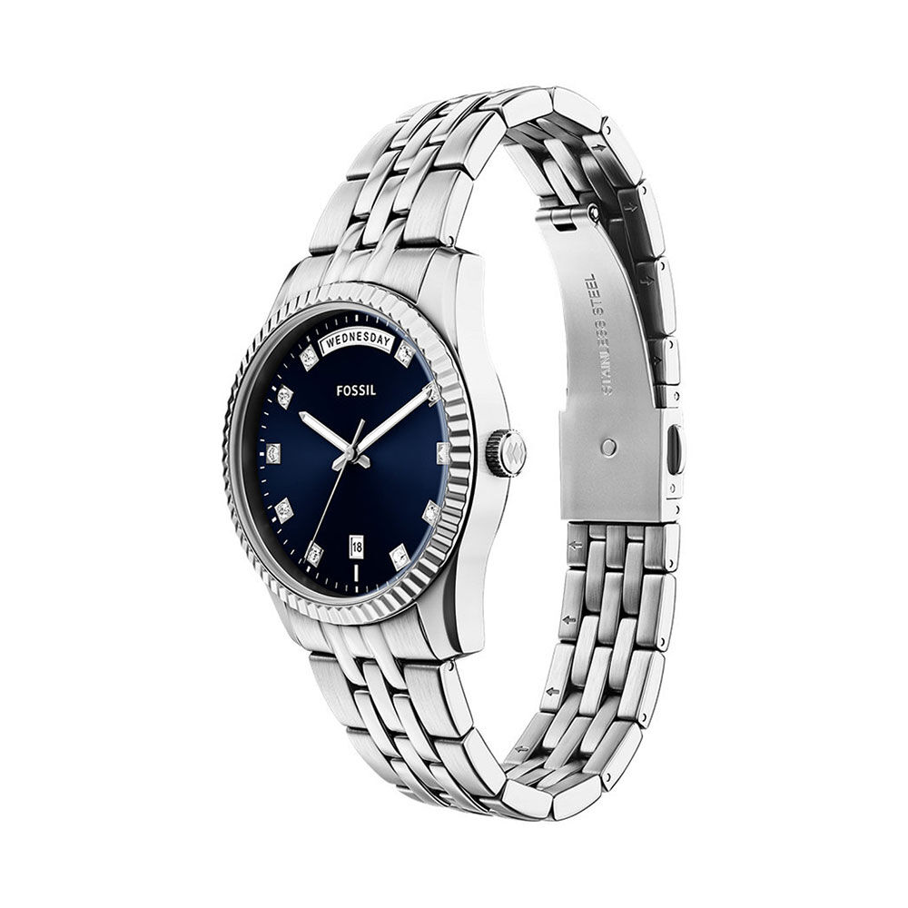 Montre Fossil Scarlette Bleu - Montres &eacute;tanches Femme | Marc Orian