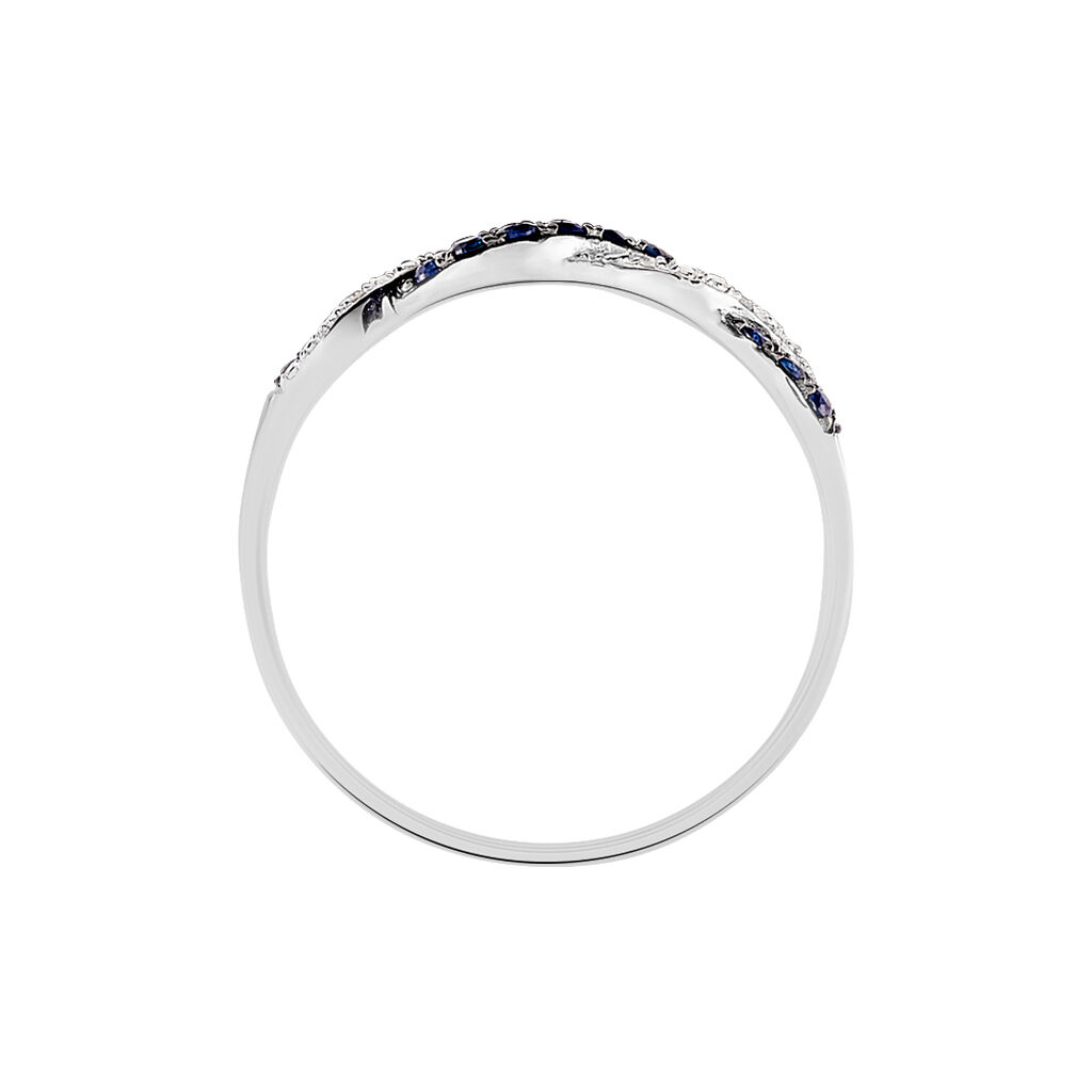 Bague Sofia Or Blanc Saphir Et Diamant - Bagues Femme | Marc Orian
