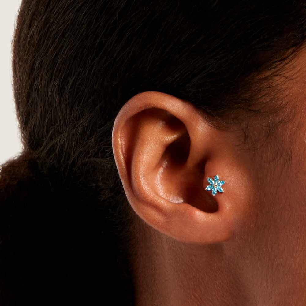Piercing Cnut Or Jaune Oxyde De Zirconium - Piercings Femme | Marc Orian