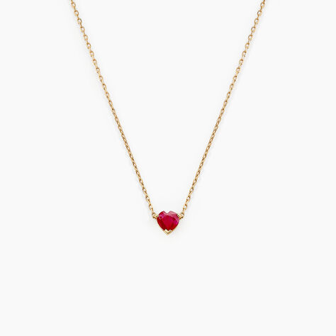 Collier Valerius Or Jaune Rubis - Colliers avec pierres Femme | Marc Orian