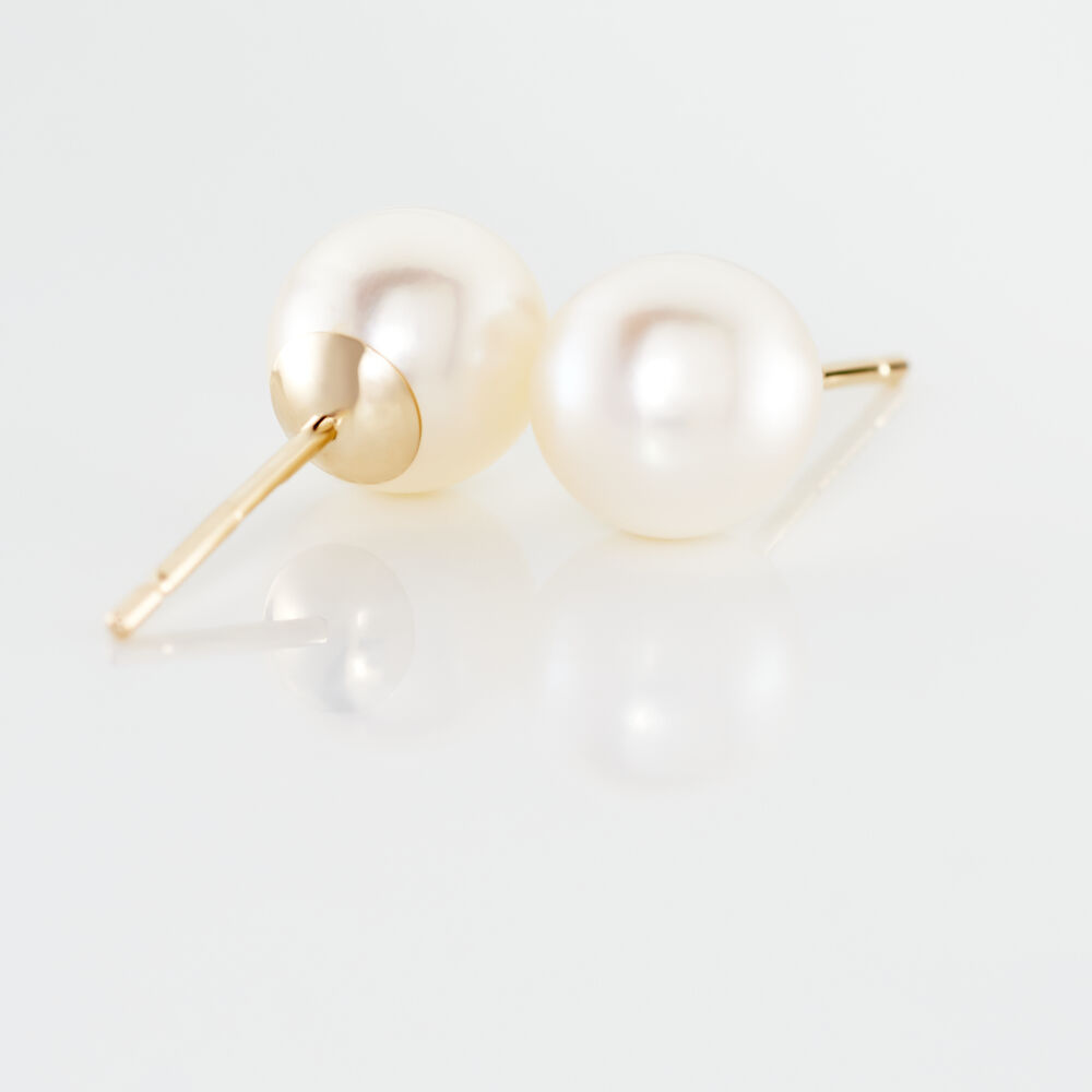 Boucles D'oreilles Suki Or Jaune Perle De Culture - Boucles d'oreilles mariage Femme | Marc Orian