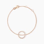 Bracelet Alysone Argent Rose Oxyde De Zirconium - Bracelets fantaisie Femme | Marc Orian