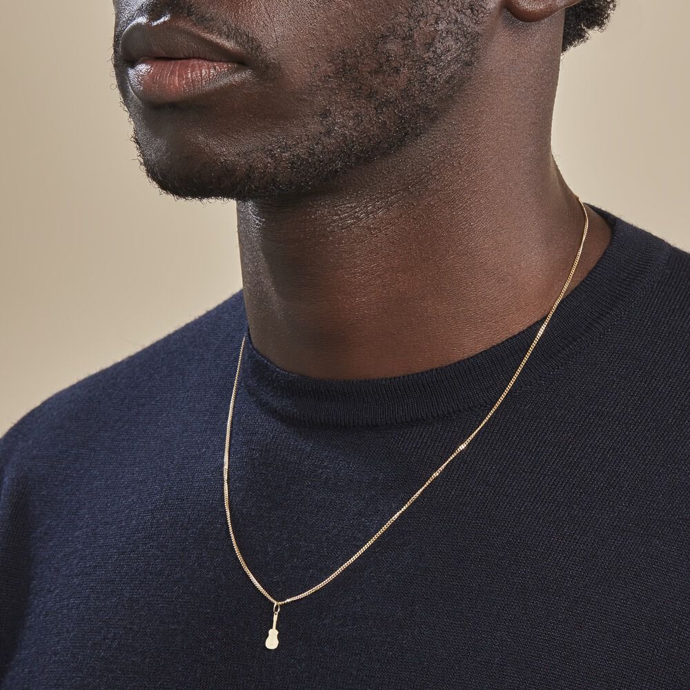 Pendentif Fatema Musique Guitare Or Jaune - Pendentifs Famille | Marc Orian