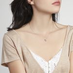 Collier Mastrona Or Blanc Diamant - Colliers avec pierres Femme | Marc Orian