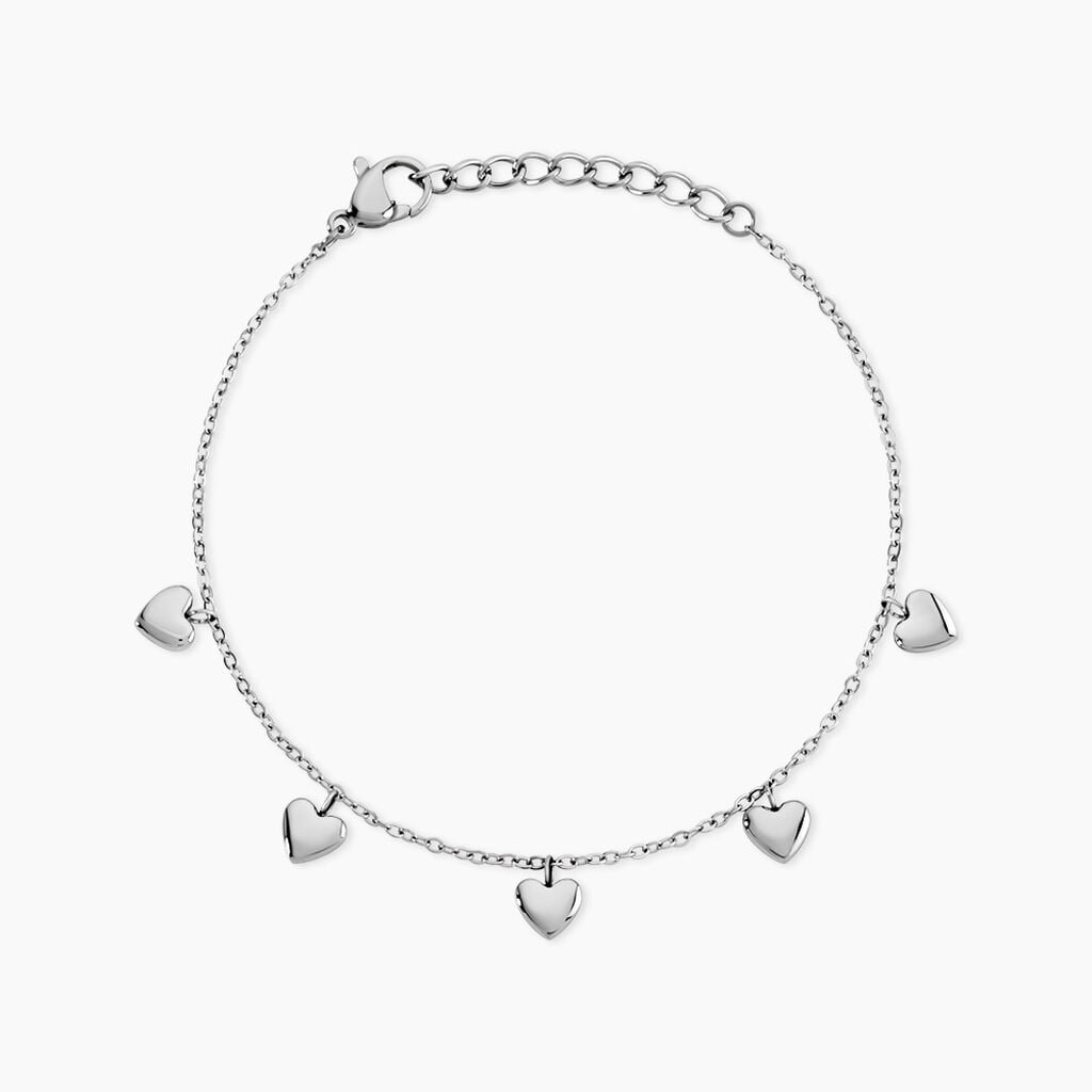 Bracelet Naiara Acier Blanc - Bracelets cha&icirc;nes Femme | Marc Orian