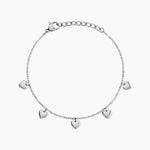 Bracelet Naiara Acier Blanc - Bracelets cha&icirc;nes Femme | Marc Orian