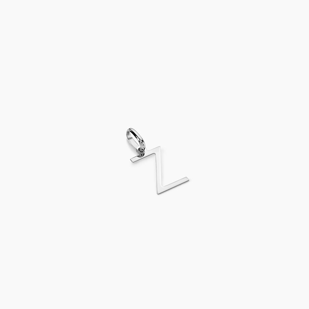 Pendentif Ionia Lettre Or Blanc - Pendentifs Famille | Marc Orian