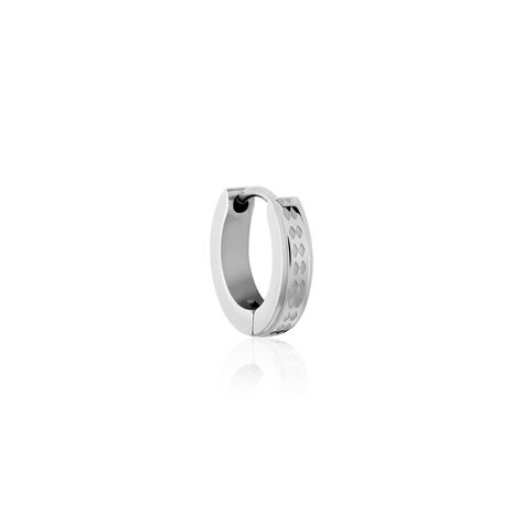 Créole Unitaire Acier Blanc Chardon - Piercings d'oreilles Homme | Marc Orian