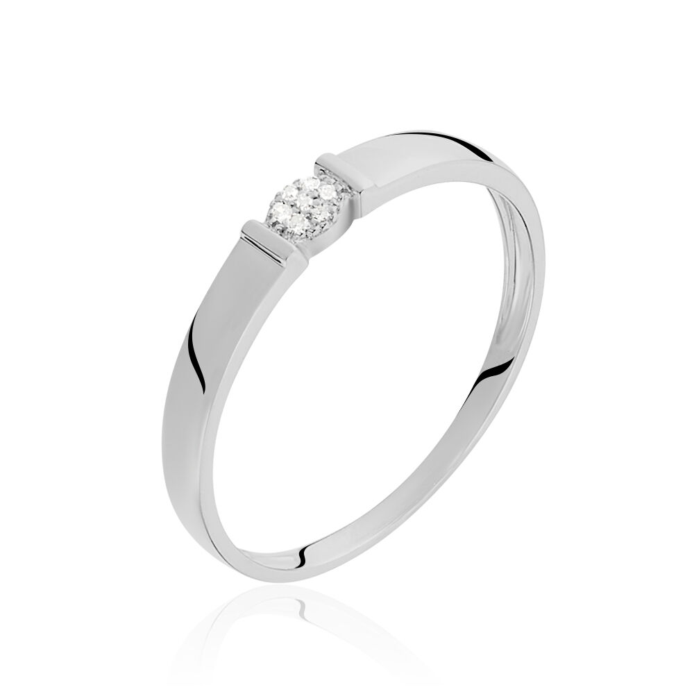 Bague Daliane Or Blanc Diamant - Bagues pierres précieuses Femme | Marc Orian