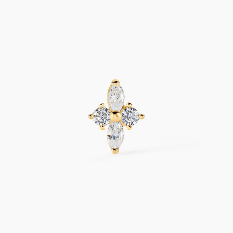 Piercing D'oreille Unitaire Eug&ecirc;nia Or Jaune Oxyde De Zirconium - Piercings Femme | Marc Orian