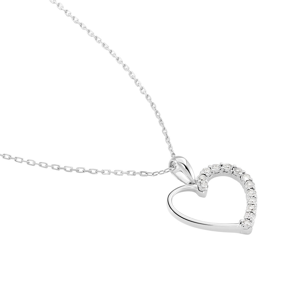 Collier Chlora Or Blanc Diamant - Colliers avec pierres Femme | Marc Orian