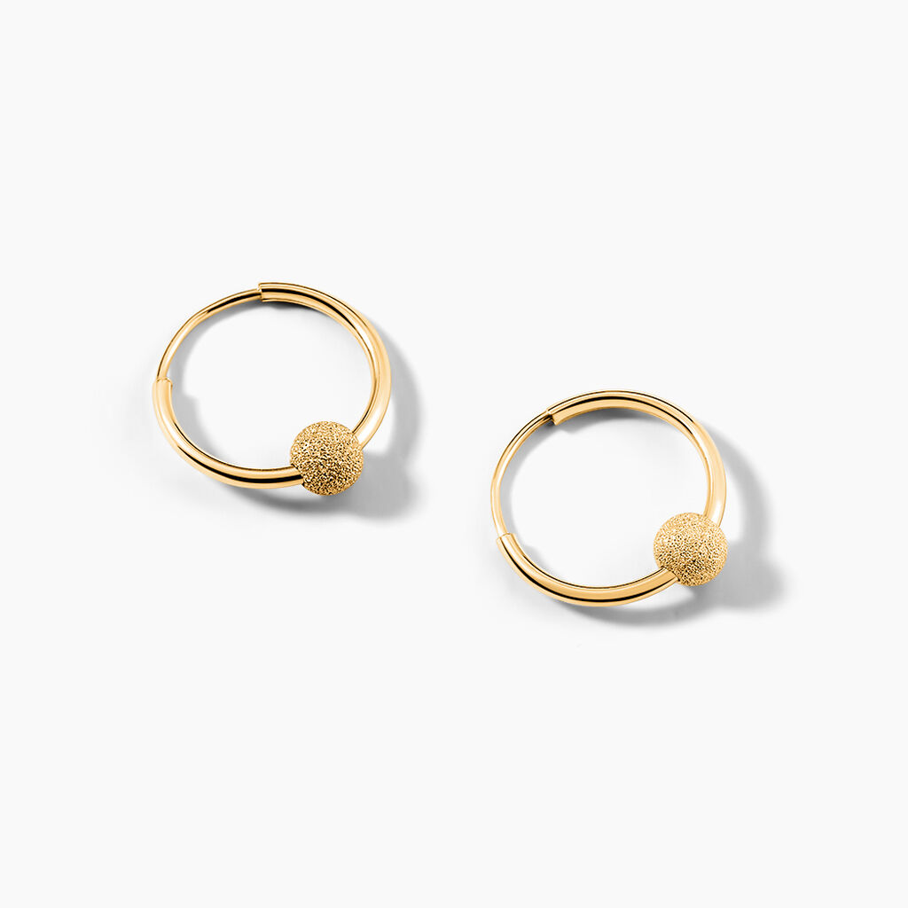 Cr&eacute;oles Ariel Or Jaune - Cr&eacute;oles Femme | Marc Orian