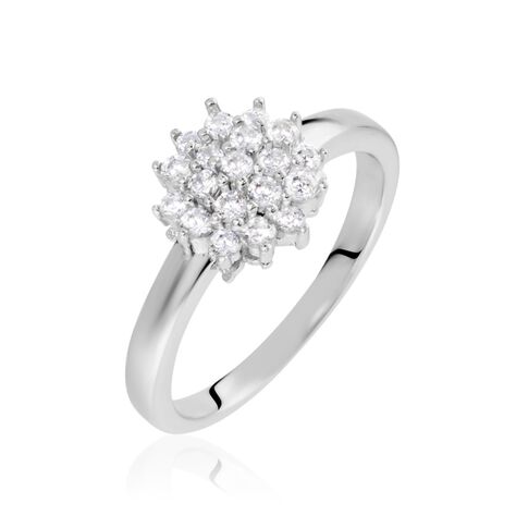 Bague Maximille Argent Blanc Oxyde De Zirconium - Bagues fiançailles Femme | Marc Orian