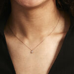 Collier Kadidjatou Or Rose Oxyde De Zirconium - Colliers solitaires Femme | Marc Orian