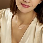 Collier Ainhoa Or Blanc Diamant - Colliers avec pierres Femme | Marc Orian