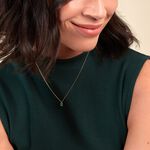 Collier Ovale Or Jaune Emeraude - Colliers avec pierres Femme | Marc Orian