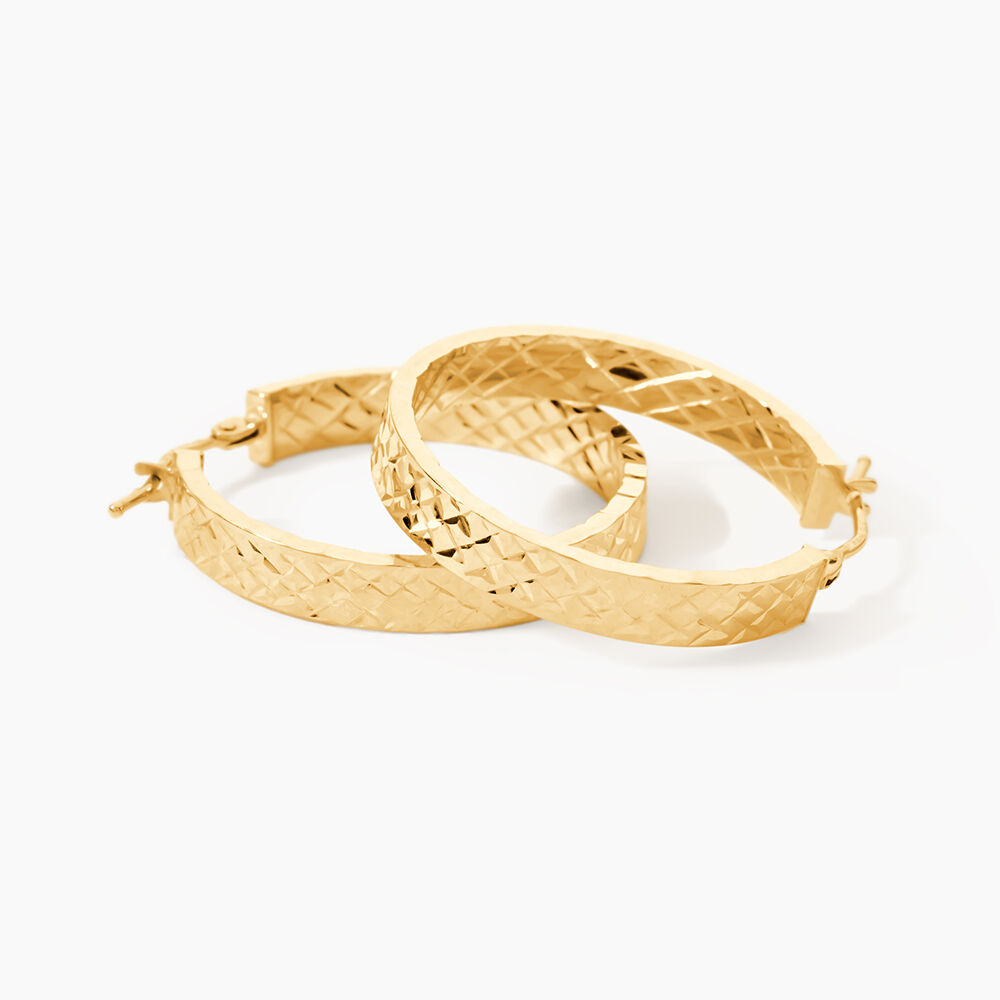 Cr&eacute;oles Gabriela Or Jaune - Cr&eacute;oles Femme | Marc Orian