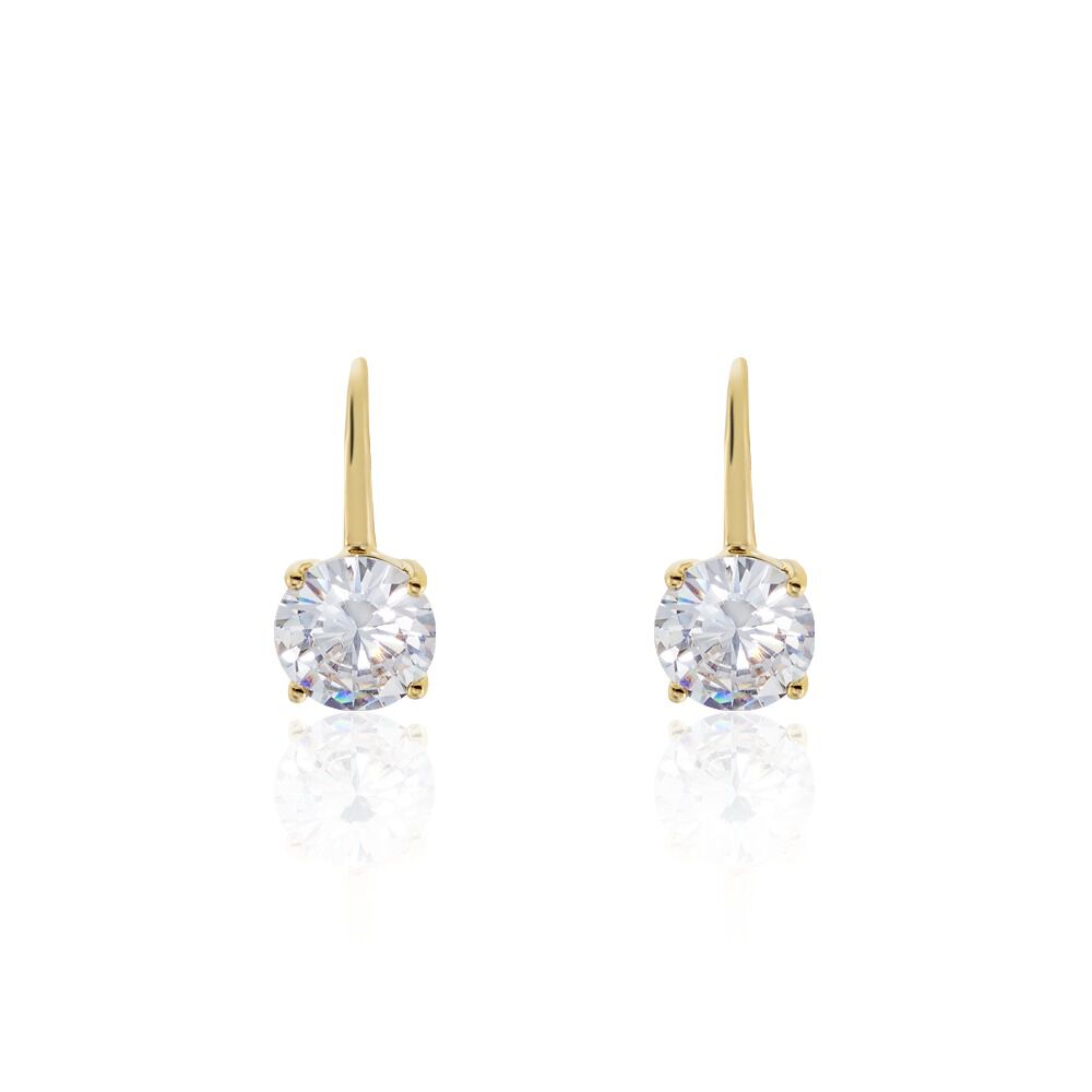 Boucles D'oreilles Pendantes Fippe Oxydes De Zirconium - Pendantes Femme | Marc Orian