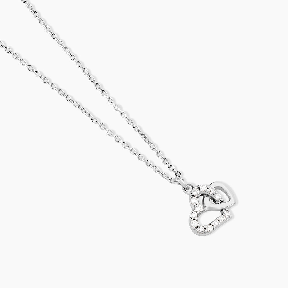 Collier Laugane Argent Blanc Oxyde De Zirconium - Colliers avec pierres Femme | Marc Orian