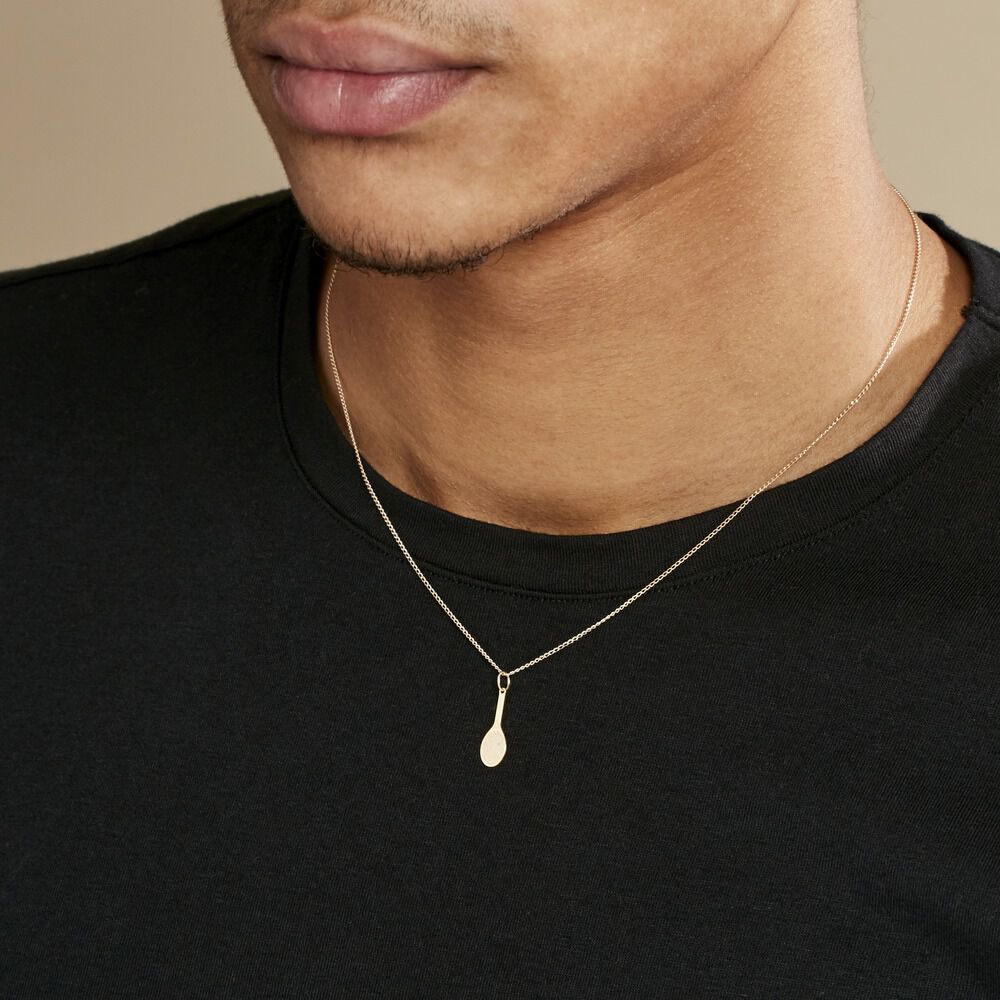 Pendentif Julius Sport Tennis Or Jaune - Pendentifs Famille | Marc Orian
