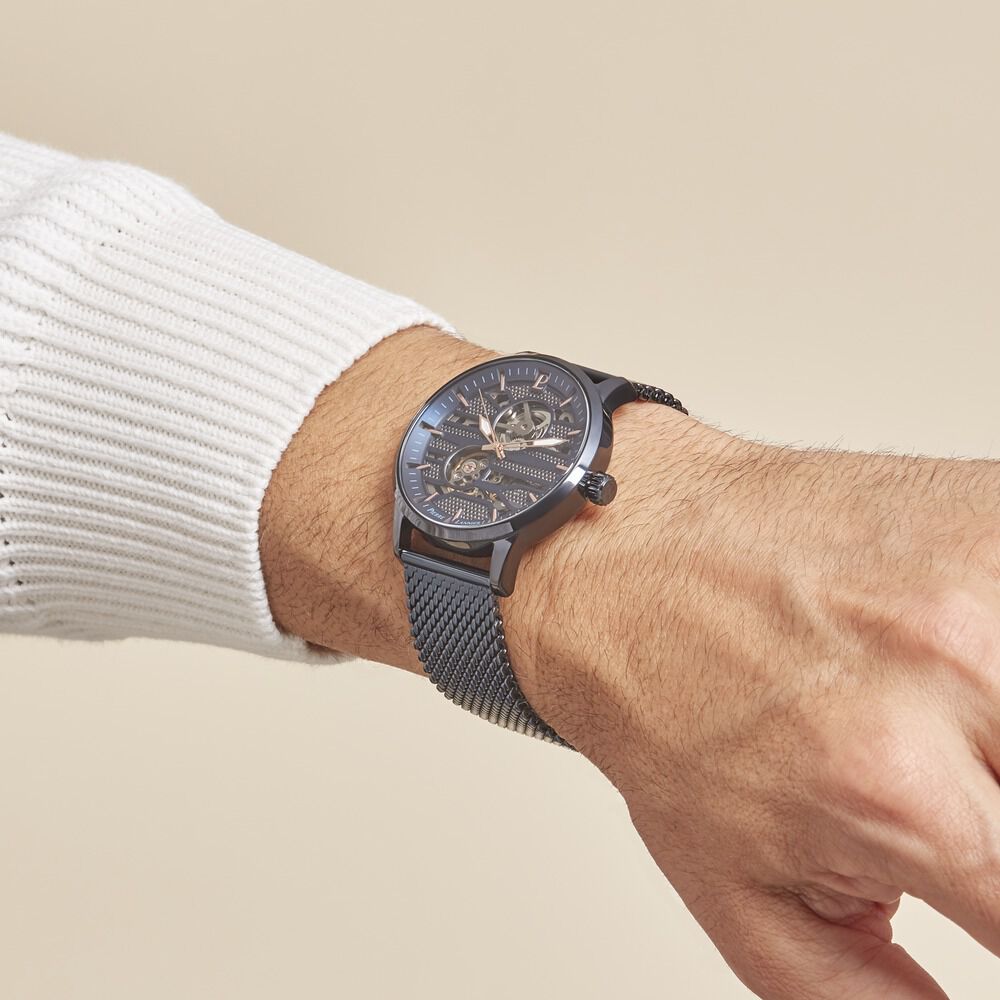 Montre Pierre Lannier Impact Bleu - Montres automatiques Homme | Marc Orian