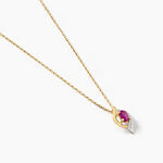 Collier Lydia Or Jaune Rubis - Colliers avec pierres Femme | Marc Orian