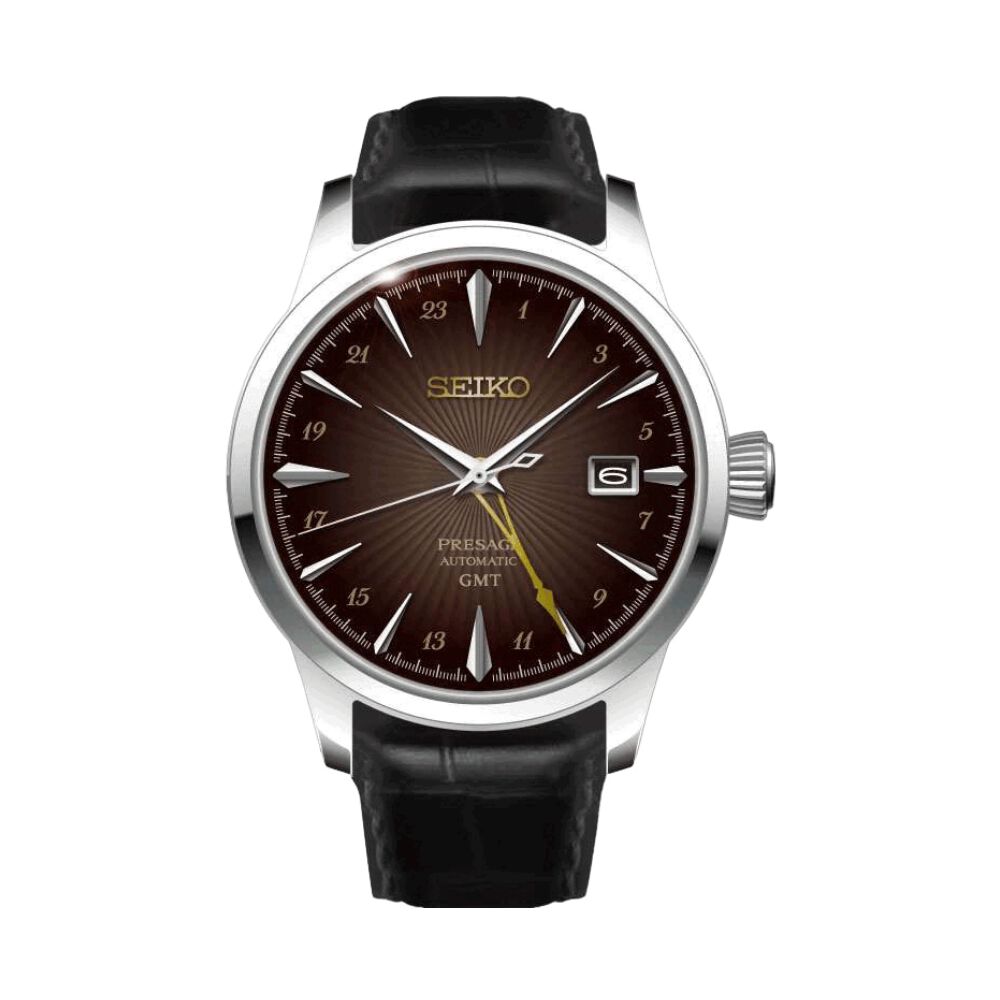Montre Seiko Presage Cocktail Marron - Montres automatiques Homme | Marc Orian