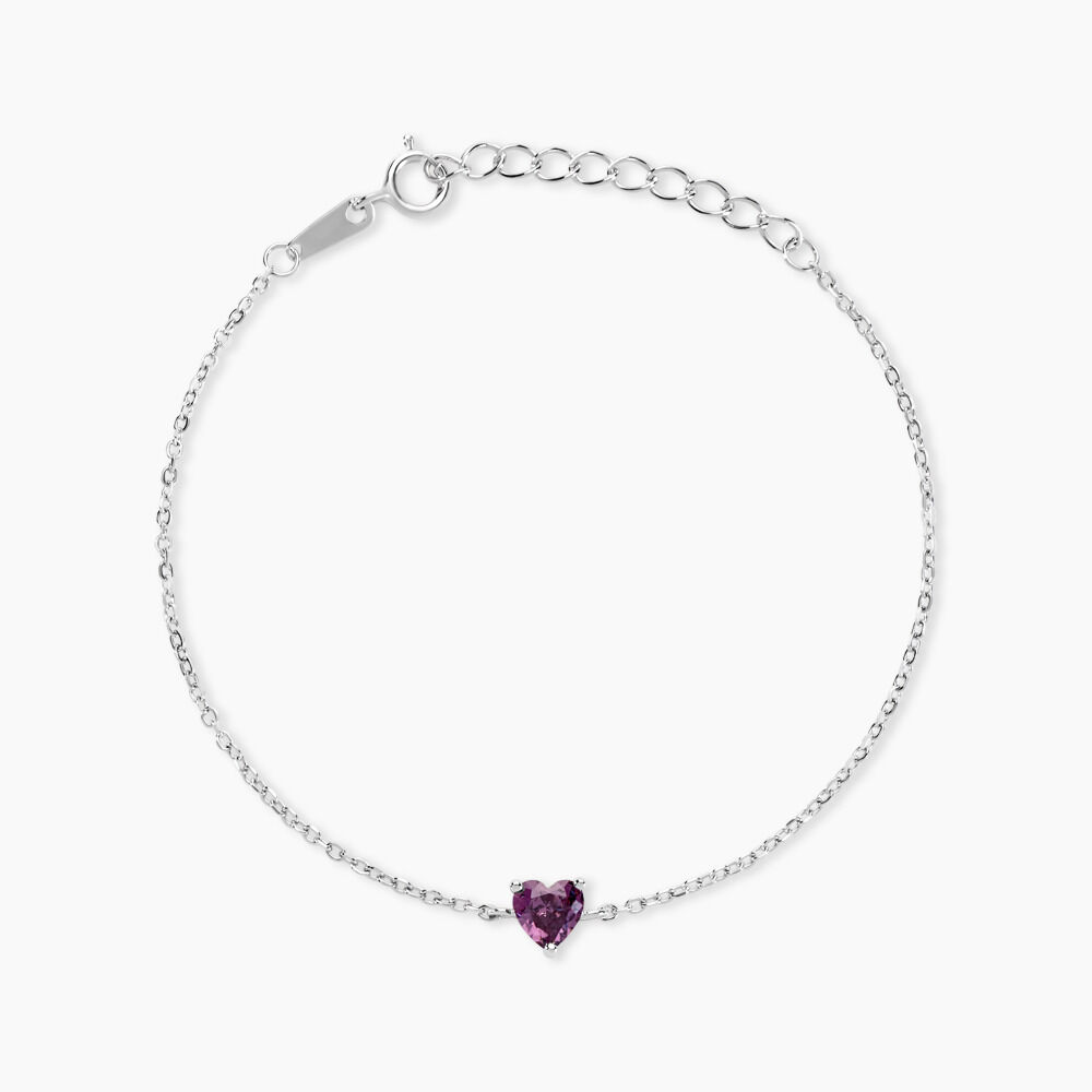 Bracelet Kelvyn Argent Blanc Oxyde De Zirconium - Bracelets chaînes Femme | Marc Orian