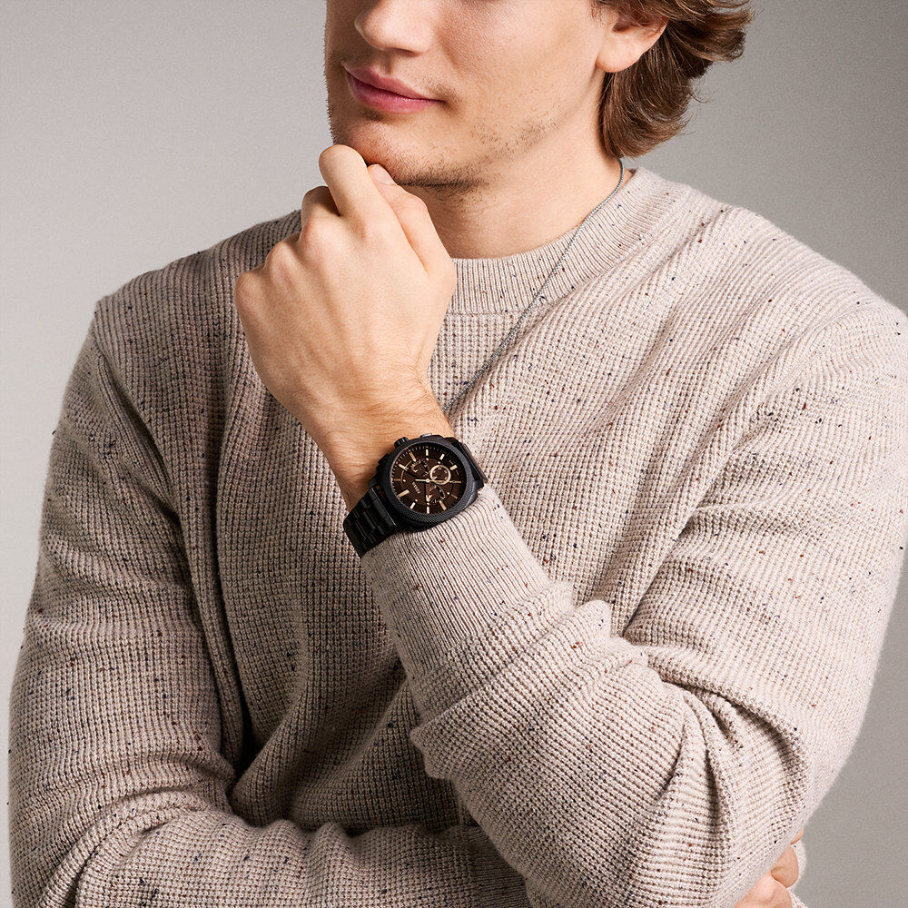 Montre Fossil Machine Noir - Montres étanches Homme | Marc Orian