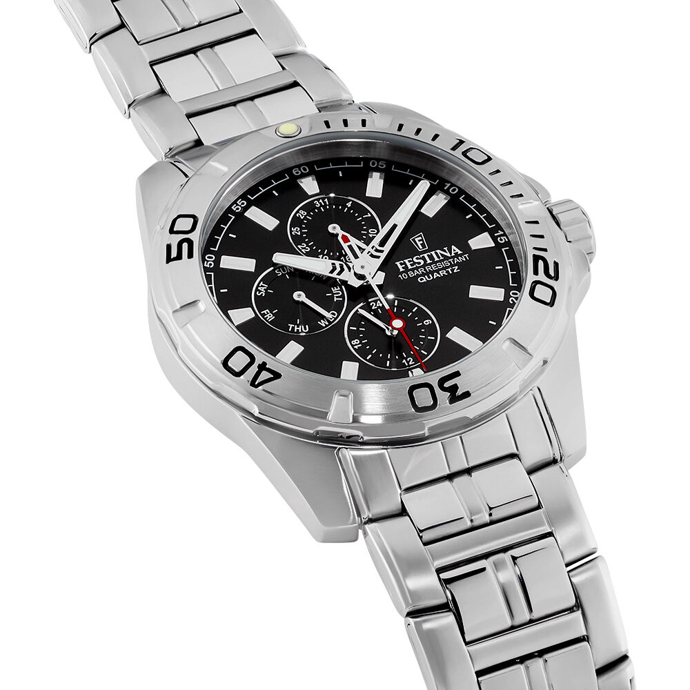 Montre Festina Multifonctions Noir - Montres &eacute;tanches Homme | Marc Orian