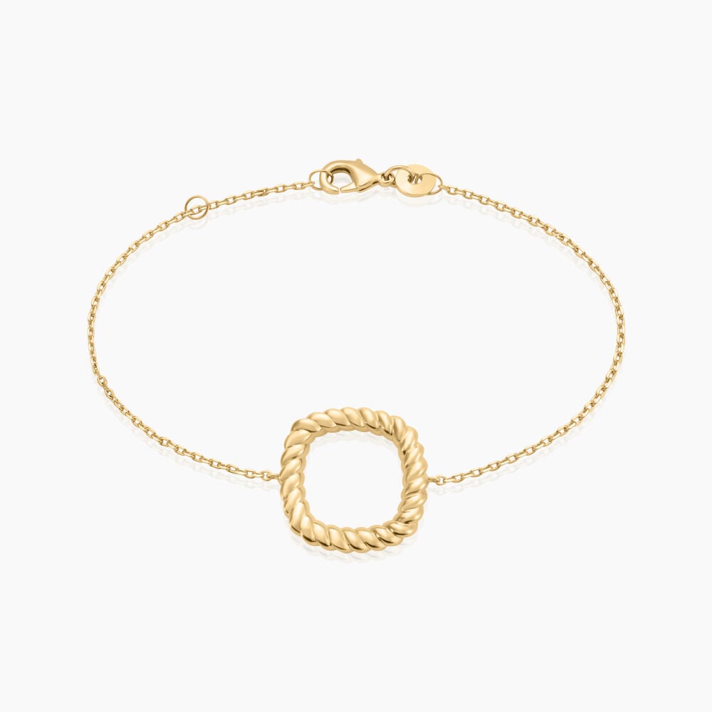 Bracelet Monifa Plaque Or Jaune - Bracelets chaînes Femme | Marc Orian