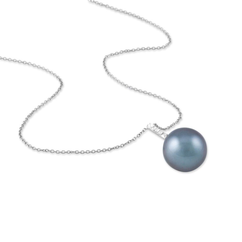Collier Rebeca Or Blanc Perle De Culture De Tahiti Et Oxyde - Colliers avec pierres Femme | Marc Orian