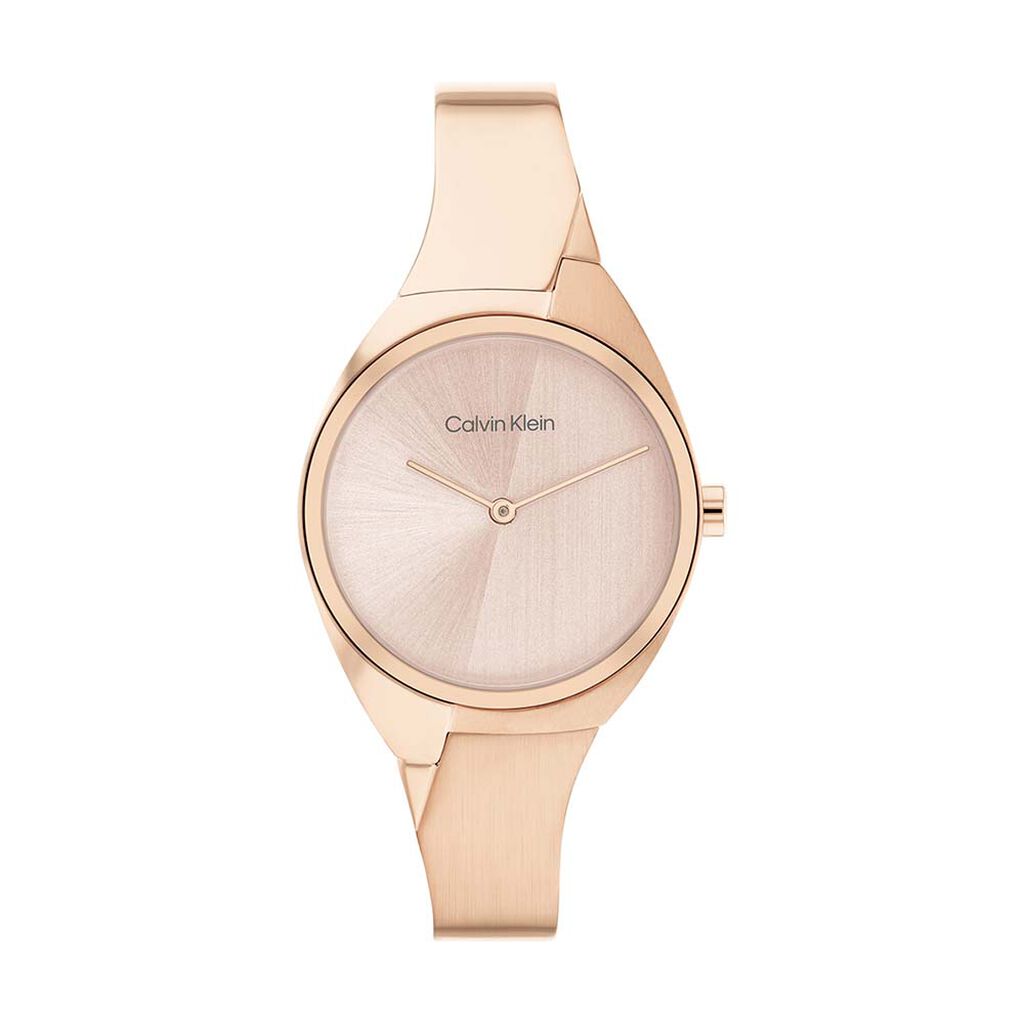 Montre Calvin Klein Charming Bicolore Doré / Rose - Montres étanches Femme | Marc Orian