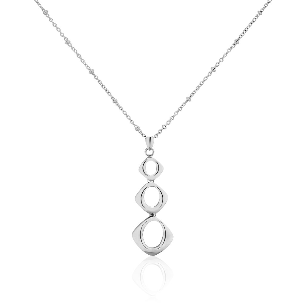 Collier Amaia Acier Blanc - Colliers Femme | Marc Orian