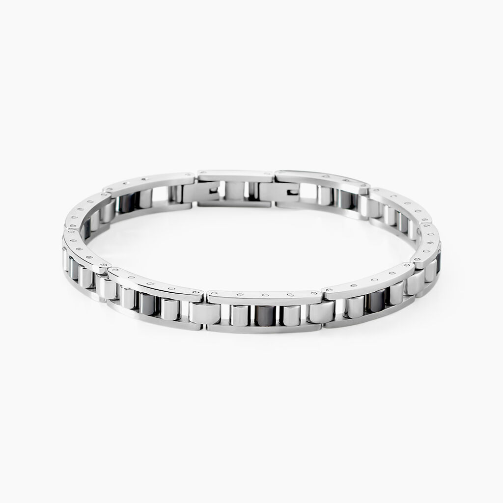Bracelet Jourdan Acier Blanc - Bracelets cha&icirc;nes Homme | Marc Orian