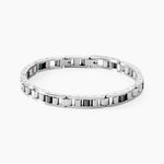 Bracelet Jourdan Acier Blanc - Bracelets cha&icirc;nes Homme | Marc Orian