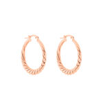 Cr&eacute;oles Asael Argent Rose - Cr&eacute;oles Femme | Marc Orian